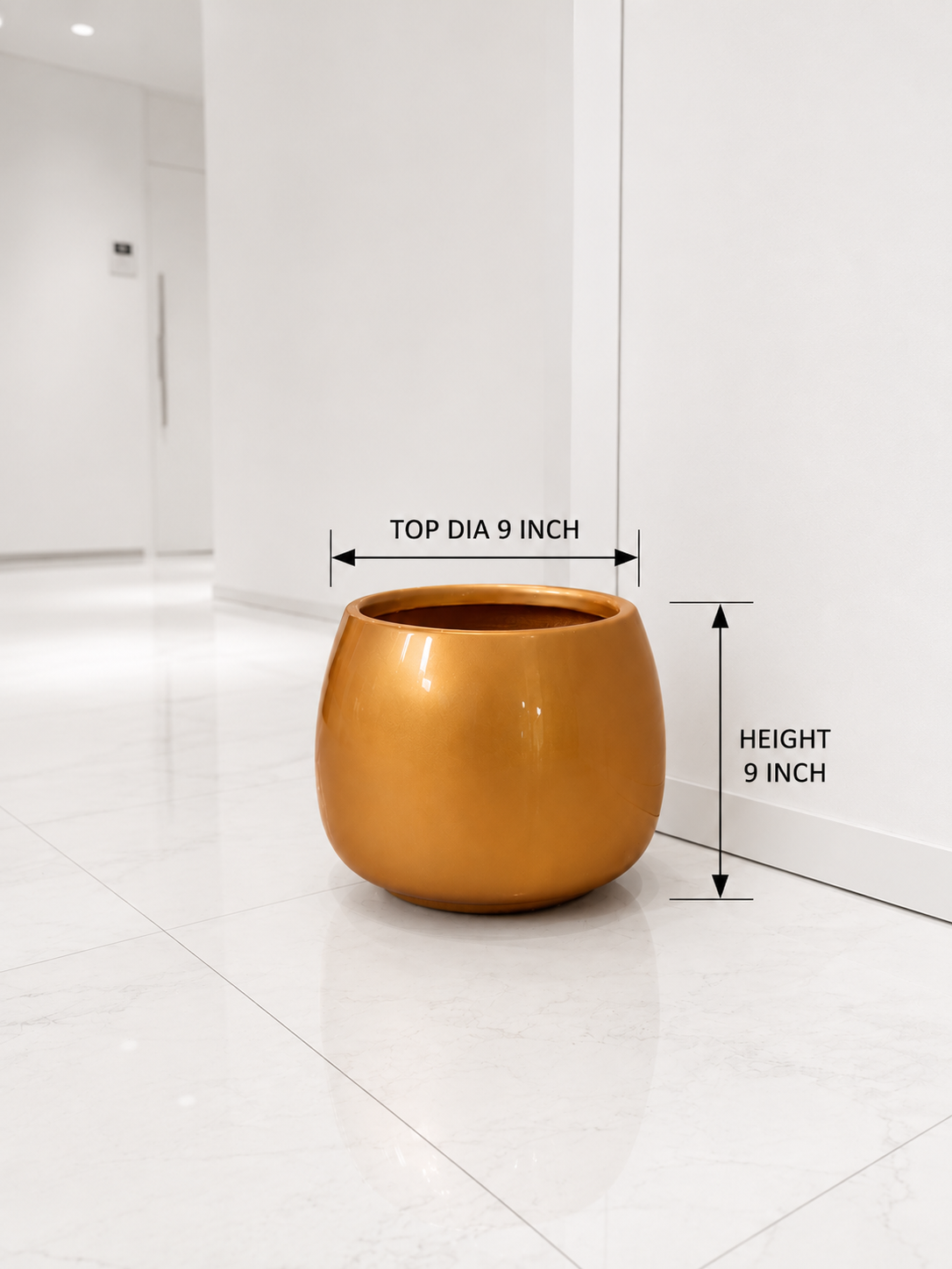 Aura FRP Planter- Small - Image